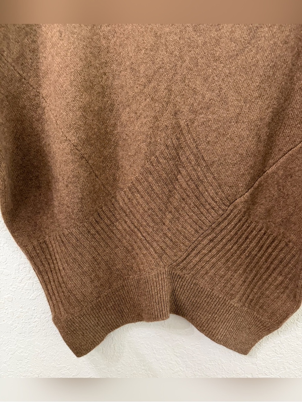 Vince Dolman Sleeve Slouchy Sweater Brown Yak Wool Size Medium - Picture 5 of 13